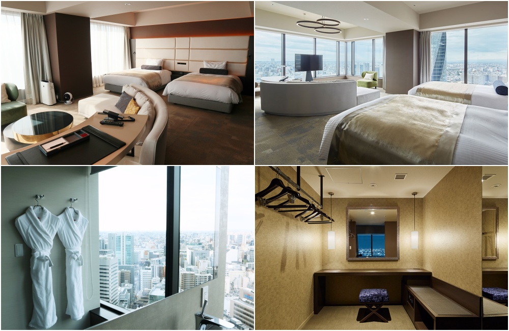 The guest rooms at Mitsui Garden Hotel Nagoya Premier