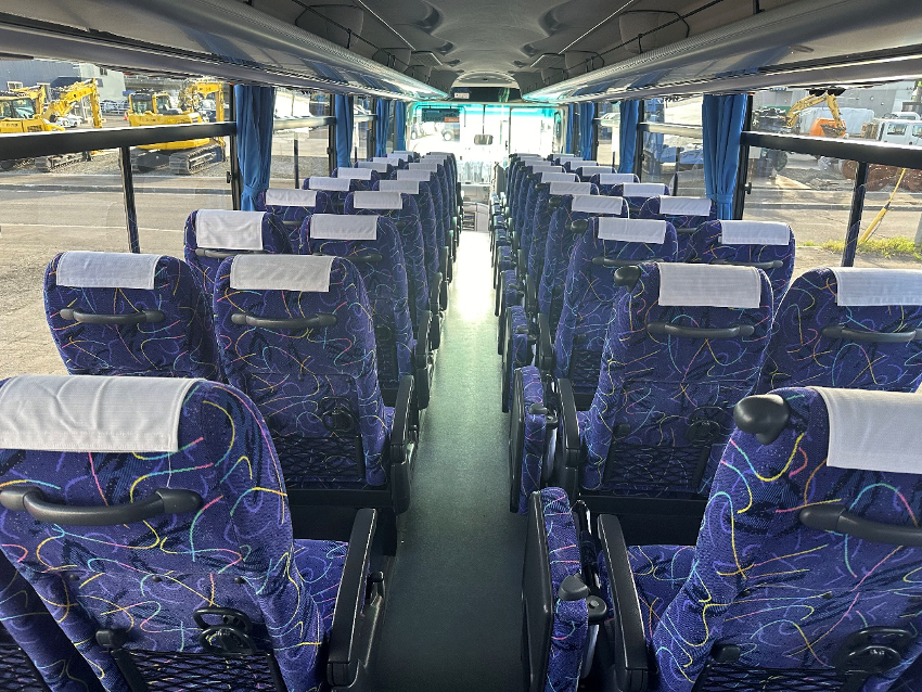 Inside the Niseko Direct Shuttle Bus